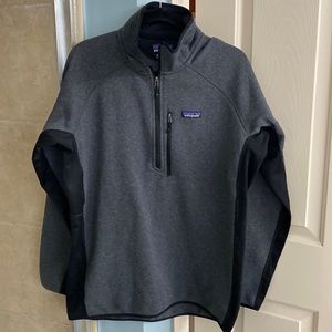 Patagonia XL 1/4 zip gray & black jacket